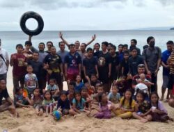 Tingkatkan Silaturahim, Generasi Muda LDII Manokwari Wisata ke Pantai