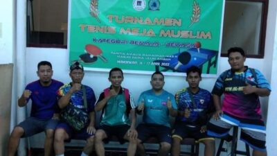 Ramaikan Turnamen Tenis Meja Muslim, PTM Al-Mubarok LDII Siap Rebut Juara