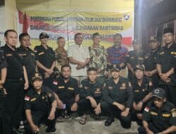 Pengurus Senkom Mitra Polri Nabire menghadiri undangan FKPM  Kampung Kalisemen  Distrik Nabire Barat