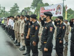 Personel Senkom Mitra Polri Mimika Ikuti Upacara Peringatan HUT Bhayangkara ke-76