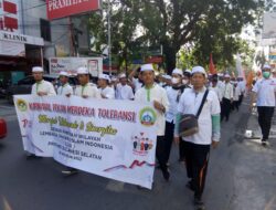 Warga LDII Ramaikan Karnaval Merdeka Toleransi di Lapangan Karebosi Makassar
