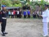 Anggota Senkom Klaten Jadi Komandan Upacara Penurunan Bendera Merah Putih HUT RI Ke-77 di Pedan