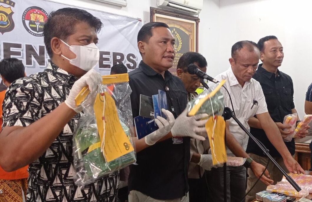 Ditresnarkoba Polda Jambi Amankan 5 Pengedar Antar Provinsi Senilai Rp2,6 Miliar