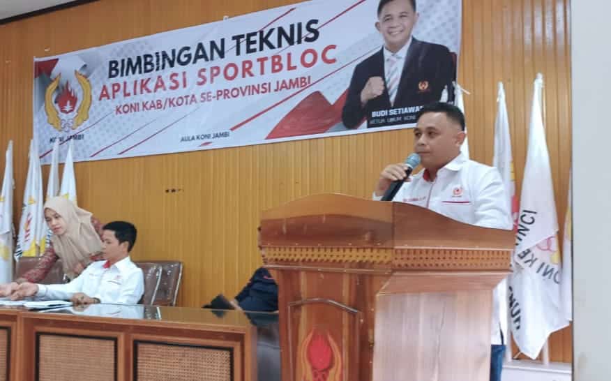 Ketum KONI Jambi Budi Setiawan Harap Aplikasi Sportbloc Percepat Informasi Olahraga