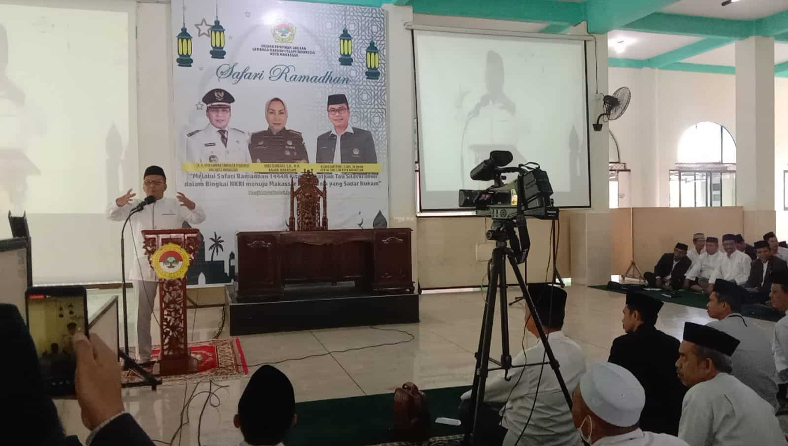 Walikota Makassar dan Kejari Makassar Safari Ramadan di Pengajian Umum LDII Kota Makassar