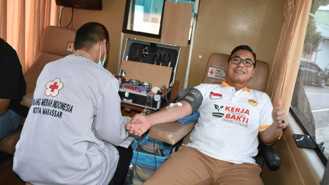 Usai Kerja Bakti Nasional, LDII Kerja Sama PMI Makassar Gelar Donor Darah